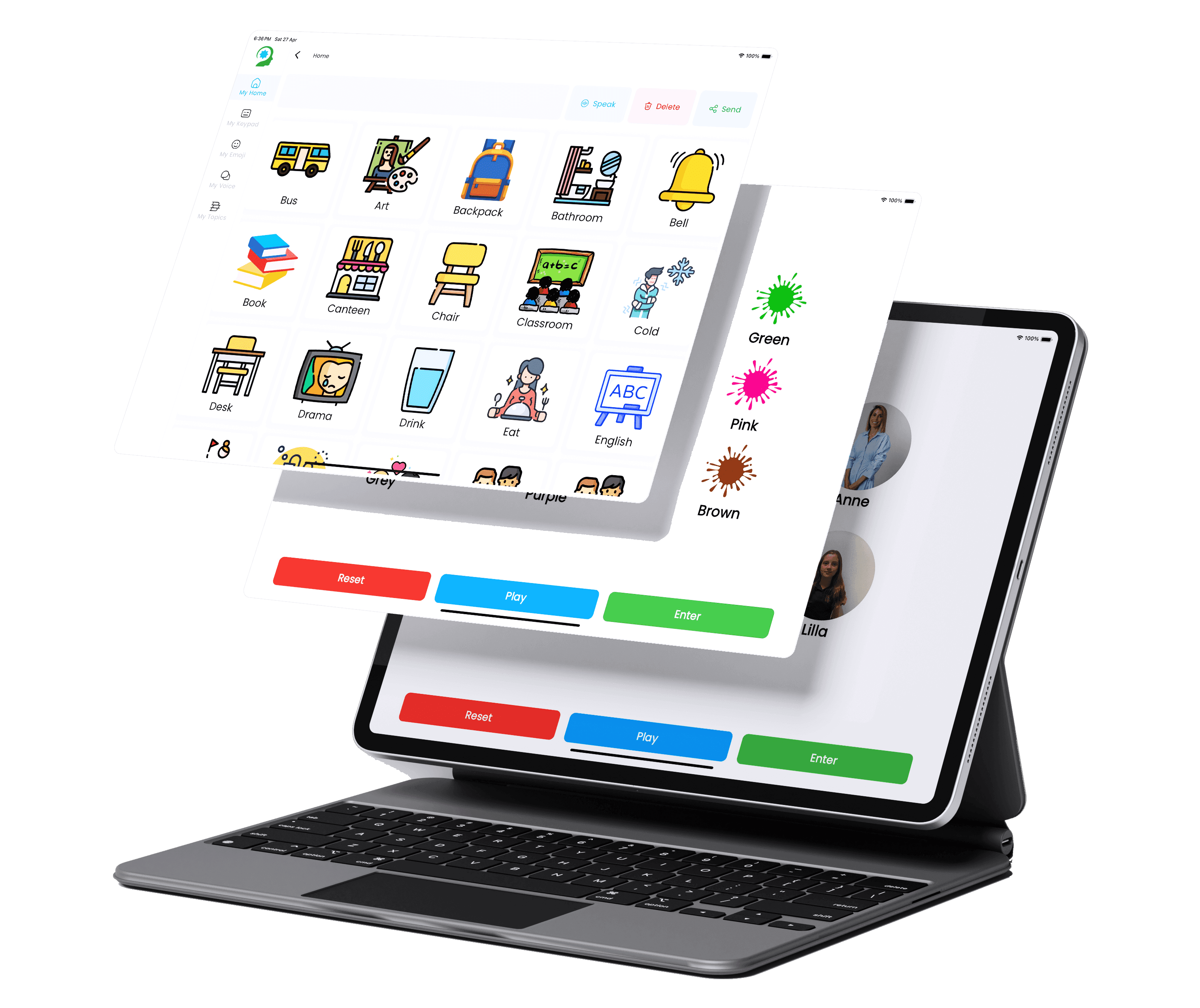 My Mind Matters application preview on mobile devices